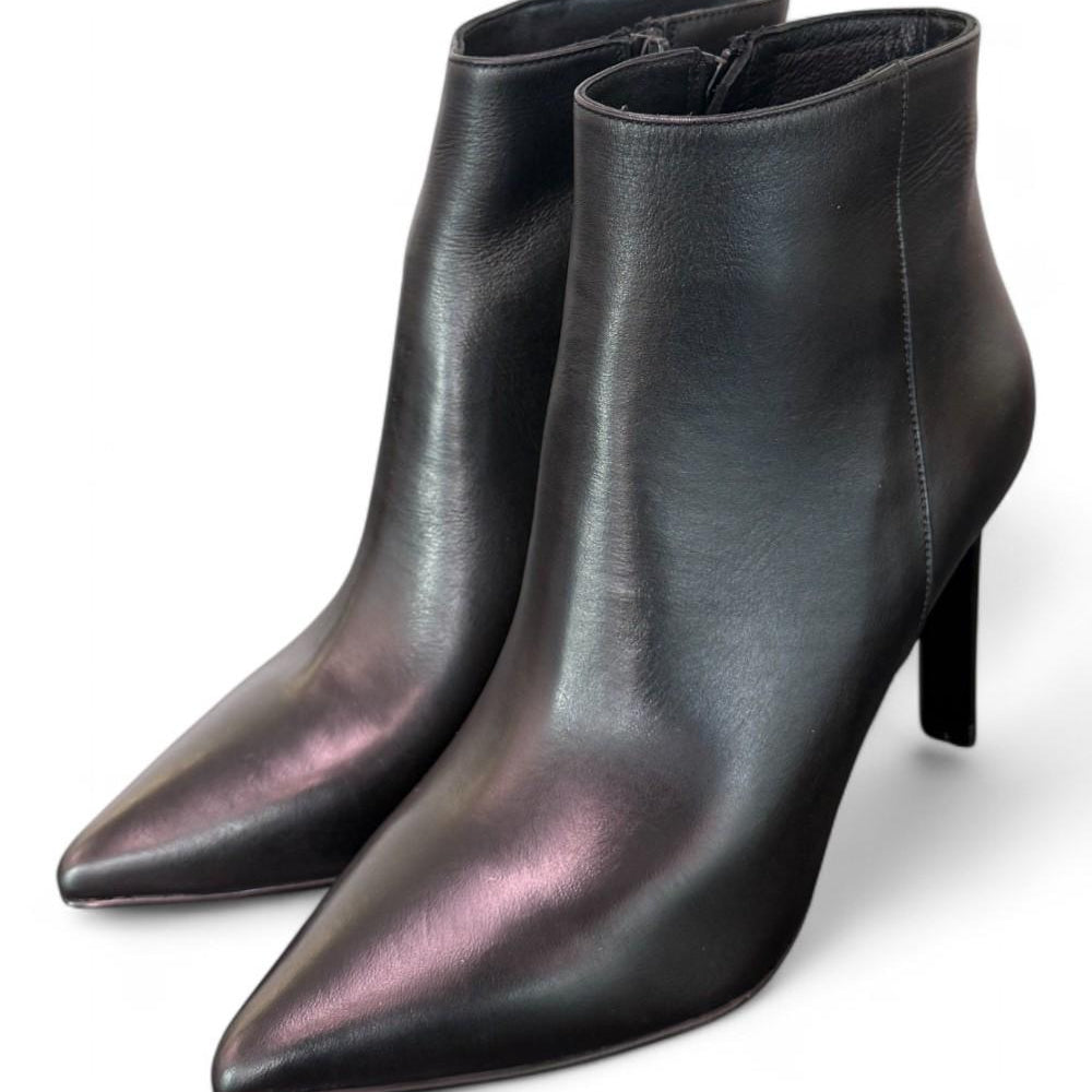 Stivaletto pelle nera T100 Albano 