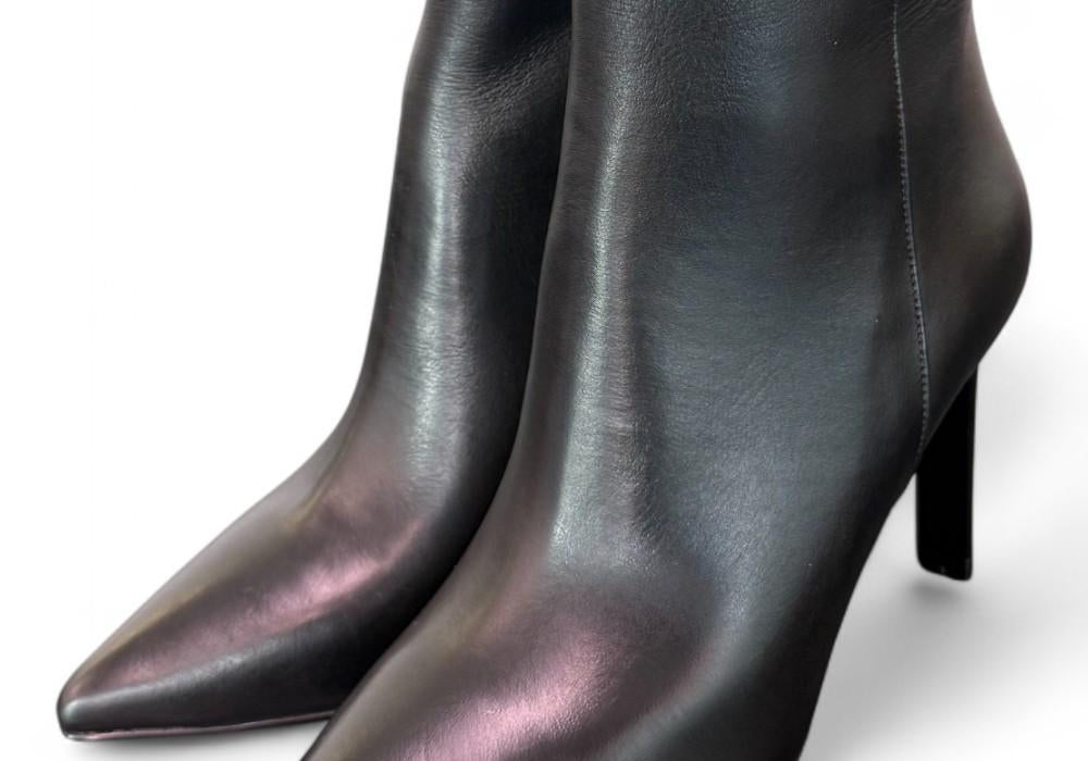 Stivaletto pelle nera T100 Albano 