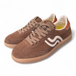 Sneaker uomo low suede cuoio Primabase <BR/> 