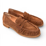 Mocassino donna suede cioccolato Studiouno 