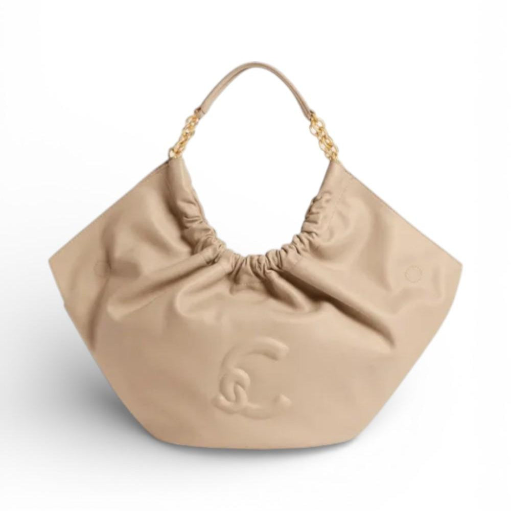 Borsa Smash medium chain pelle sand Coccinelle 