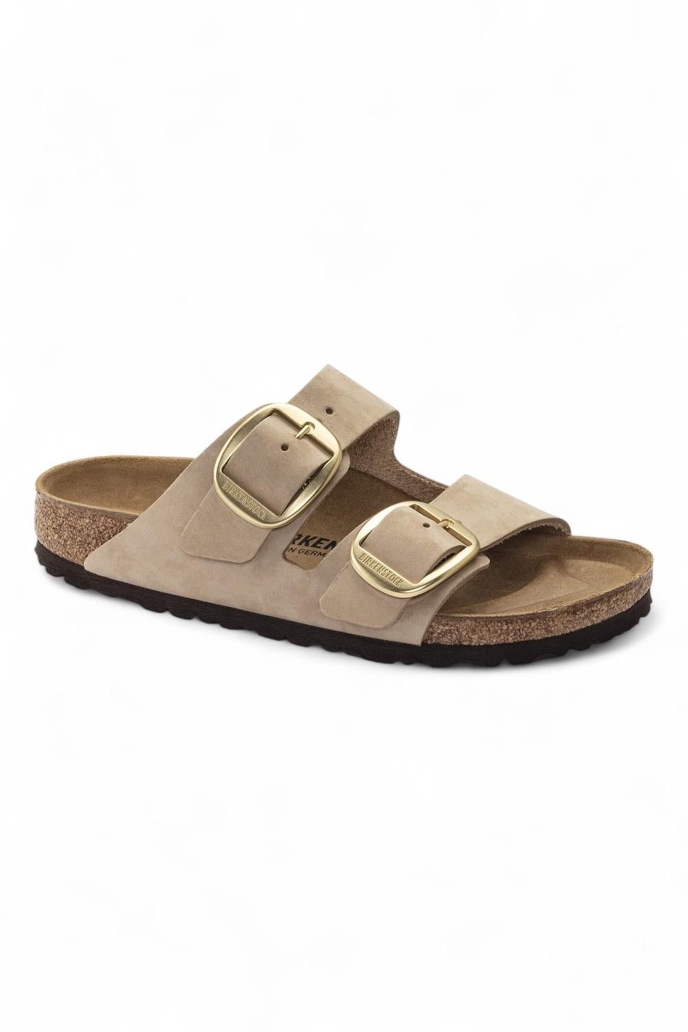 Ciabatta Arizona Big Buckle nabuk Sandcastle Birkenstock 1024064 
