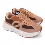Sneaker donna Carter No Name velluto multicolor marrone 