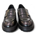 Mocassino spazzolato nero Uma Parker 