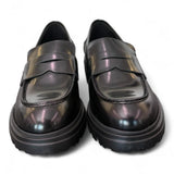 Mocassino spazzolato nero Uma Parker 