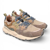 Sneaker uomo Yamano 3 1D53 grey beige Flower Mountain 