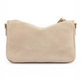 Pochette Nora suede nude piccola Gianni Chiarini<BR/> 
