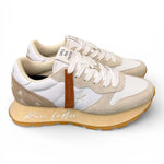 Sneaker donna Sun 68 Ally Vintage bianco panna 