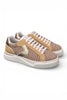 Sneaker donna Voile Blanche Lipari 1E53 tessuto beige platino