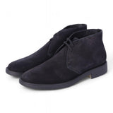 Polacco uomo suede blu Antica Cuoieria 