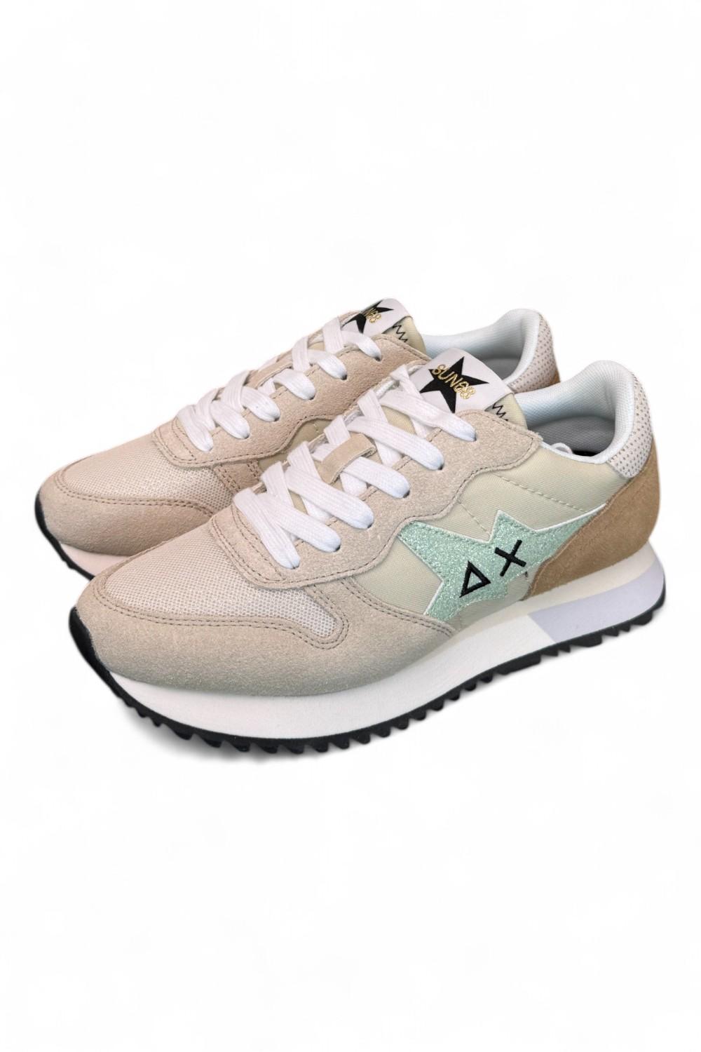 Sneaker donna SUN 68 STARGIRL beige 
