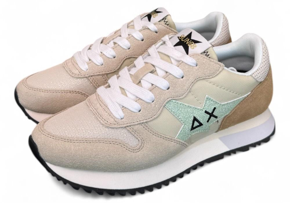 Sneaker donna SUN 68 STARGIRL beige 