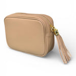 Borsina camera case pelle taupe 