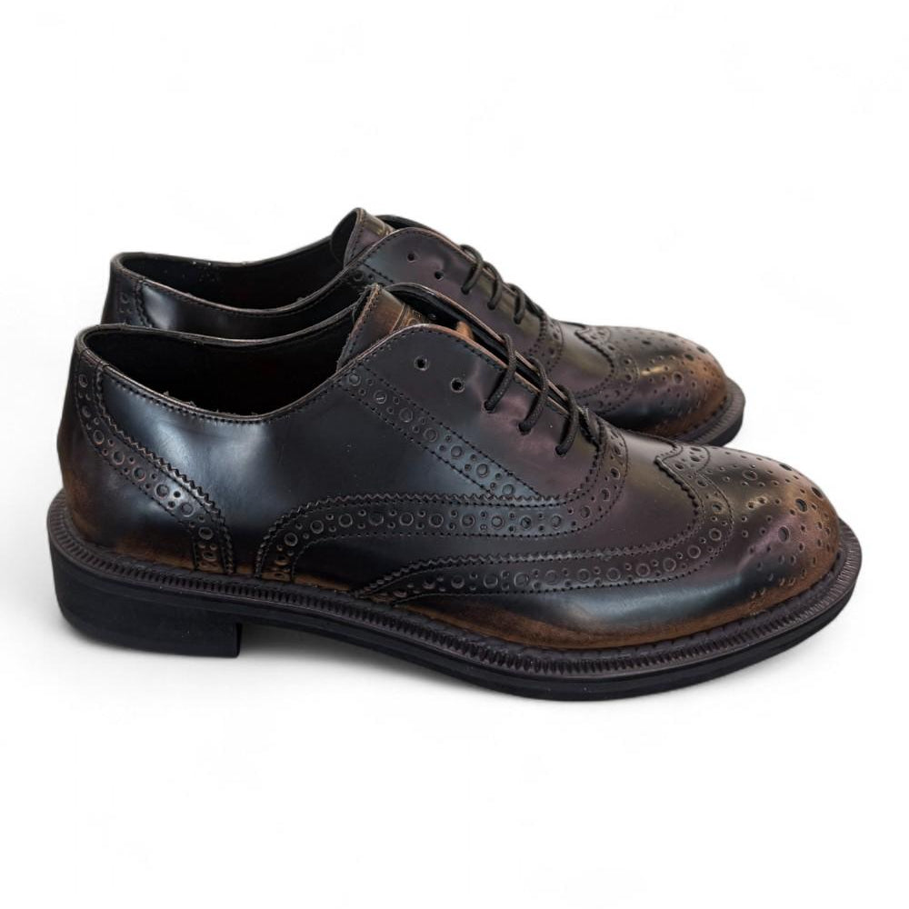 Scarpa allacciata imperiale brush tortora Frau<BR/> 