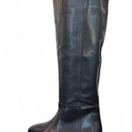Stivale lungo forma tex pelle nera Elisa Lanci<BR/> 