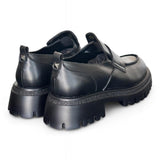 Mocassino donna nero tacco 40 Target<BR/> 