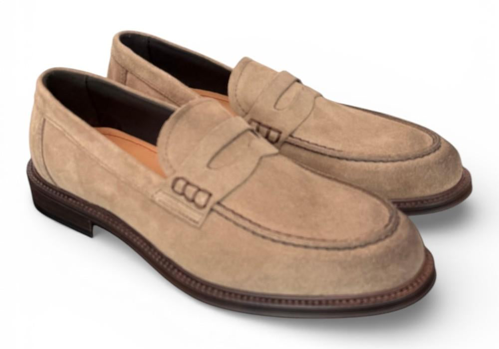 Mocassino suede old taupe Pawelks <BR/> 