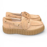 Barca Clarks Boat Cleyhill Torhill suede beige cipria 