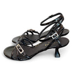 Sandalo mignon vernice nera T50 Isabelle Paris<BR/> 