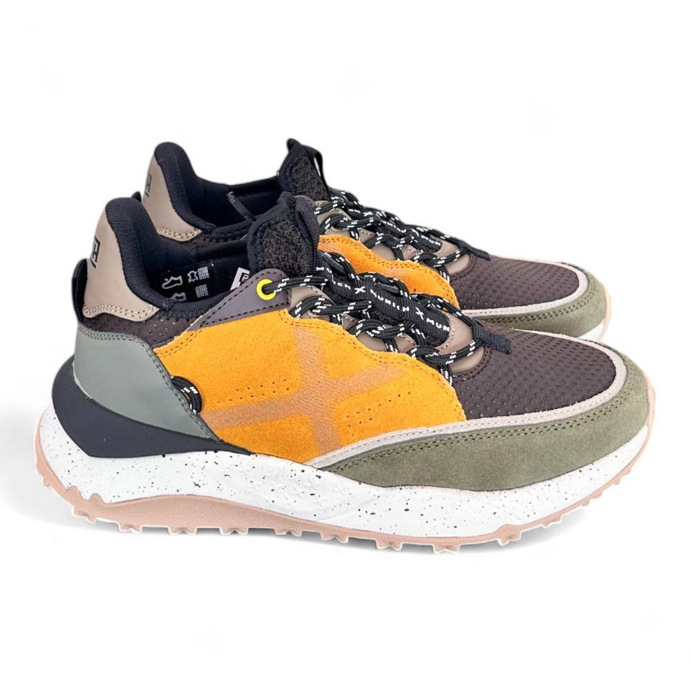 Sneaker uomo Doro verde nero giallo munich 