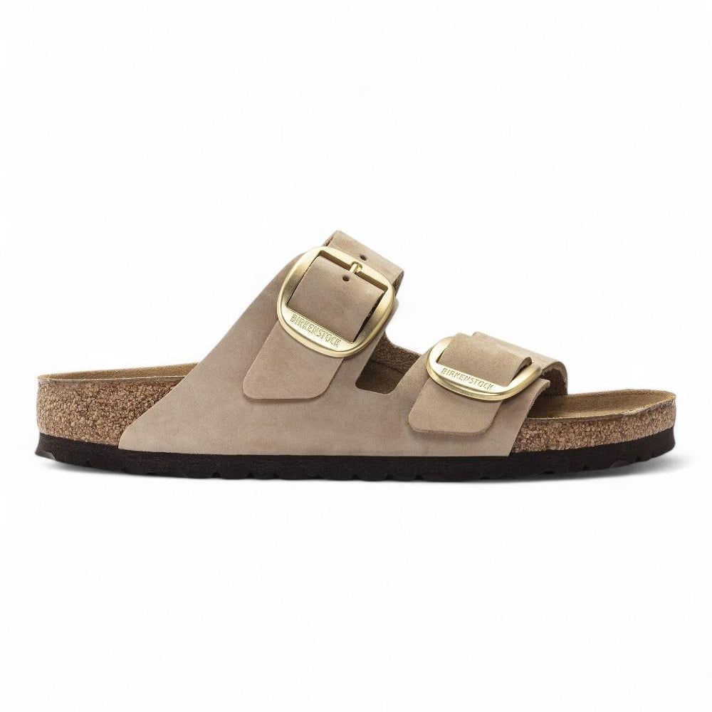 Ciabatta Arizona Big Buckle nabuk Sandcastle Birkenstock 1024064 