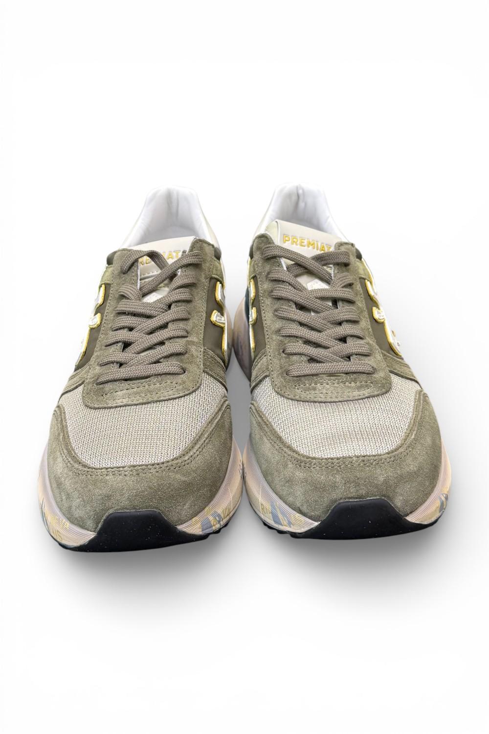 Sneaker uomo Mick 8086 Premiata verde grigio 