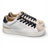 Sneaker bianca grigia blu Crime London 