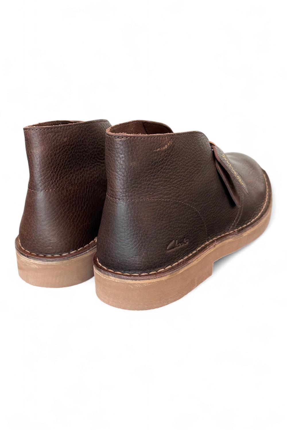 Desert Boot Evo pelle testa di moro Clarks 