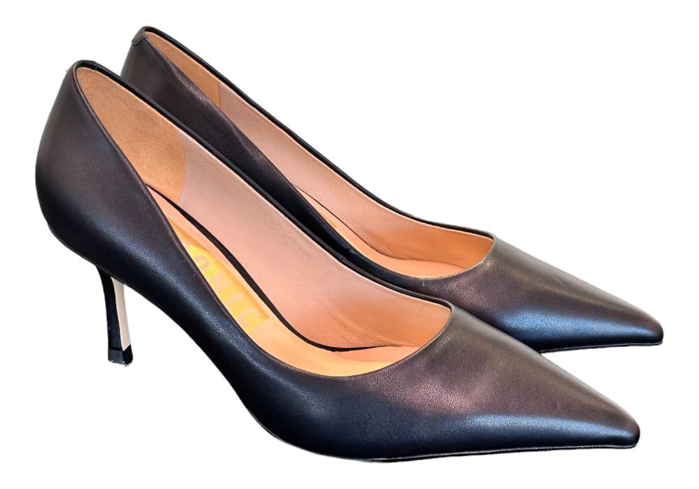 Decolté nappa nero tacco 70 CHICONIC<BR/> 