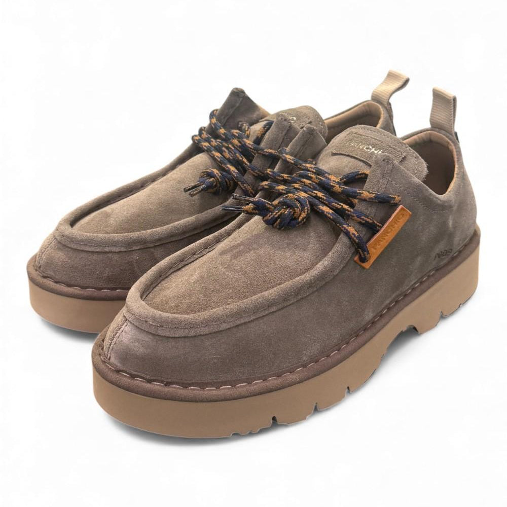 Allacciato uomo Panchic P009 ingegnere suede brown stone 