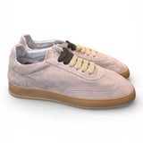 Sneaker uomo Soldini 80 Akira suede forato taupe chiaro 