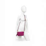 Pochette Nora suede caramel piccola Gianni Chiarini<BR/> 