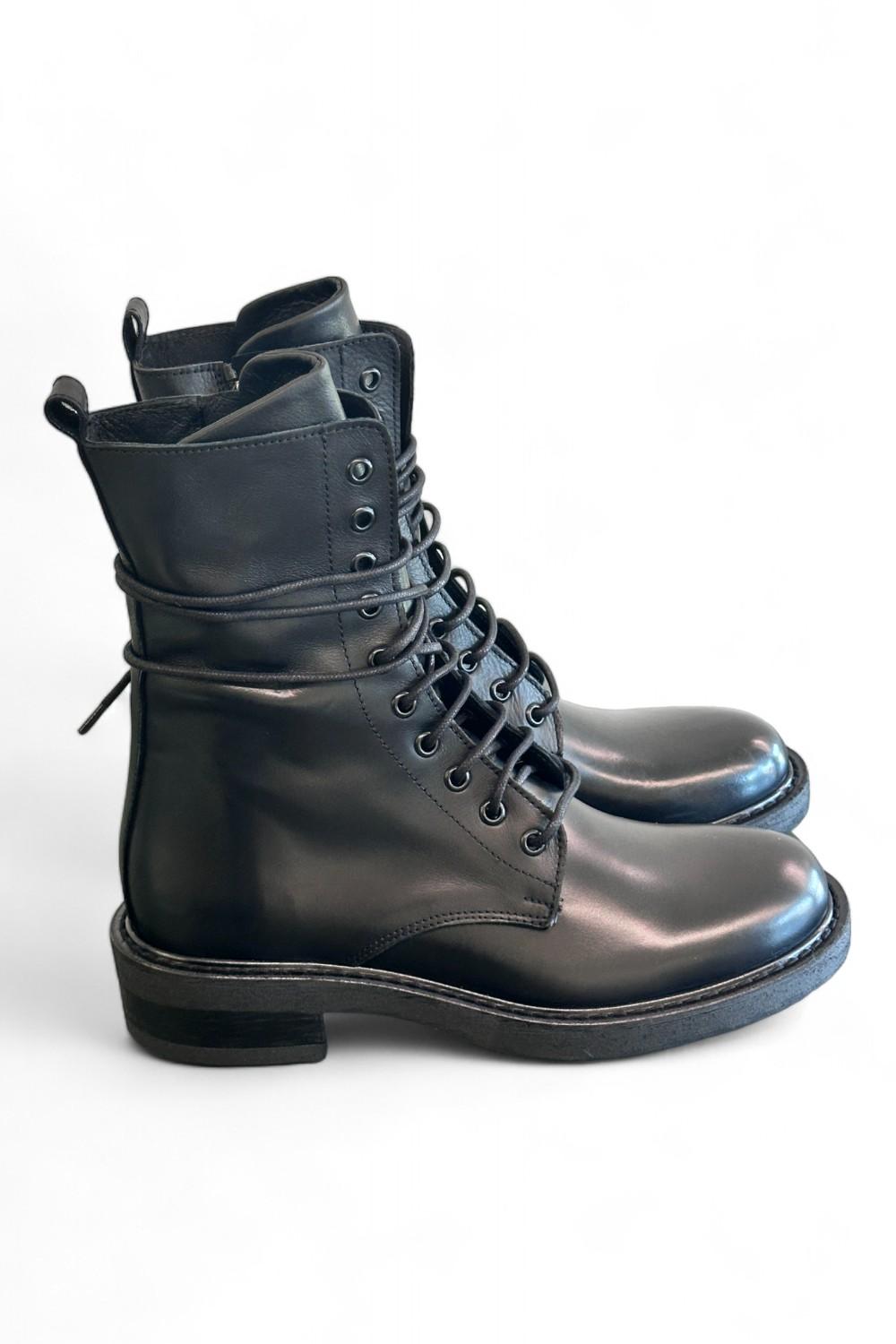 Anfibio donna in pelle nera Metisse<BR/> 