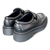 Mocassino Ash Miracle pelle nera<BR/> 