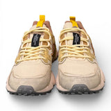 Sneaker donna Yamano 3 1E44 beige brown yellow  Flower Mountain 