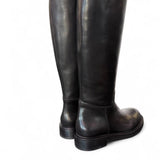 Stivale pompiere pelle nera Anima <BR/> 