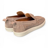 Mocassino cassetta suede intreccio beige Pawelks<BR/> <BR/> 