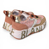 Sneaker donna Voile Blanche Club 105 bianco caramel rosa 2D28 