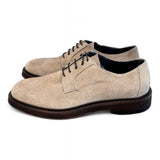 Scarpa allacciata suede beige F.lli Rennella 