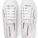 Sneaker Superga Cotu Macramé bianca 