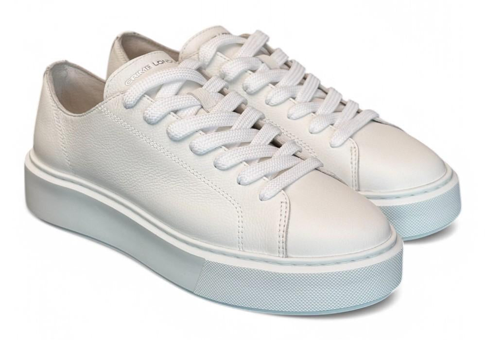 Sneaker donna RAW CUT ALL WHITE Crime bianca 