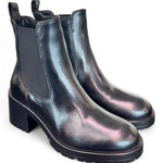 Beatles tacco pelle nera Dei Colli<BR/> 