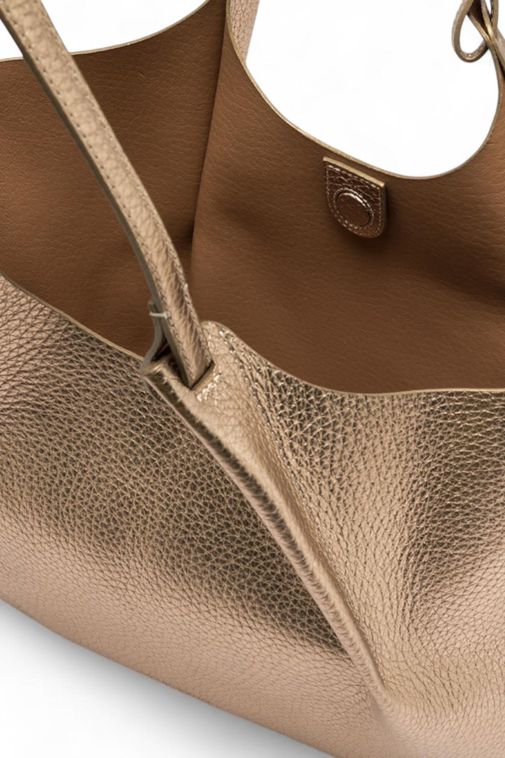 Sacca Dua pelle mirage clay Gianni Chiarini<BR/> 