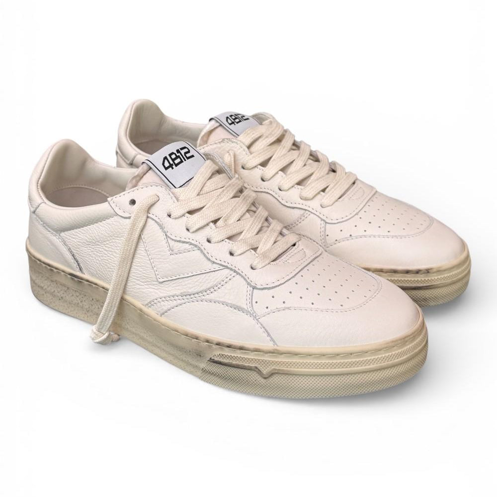 Sneaker uomo 4B12 Hyper U3000 bianca 