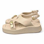 Sandalo asimmetrico burro Zanon<BR/> 