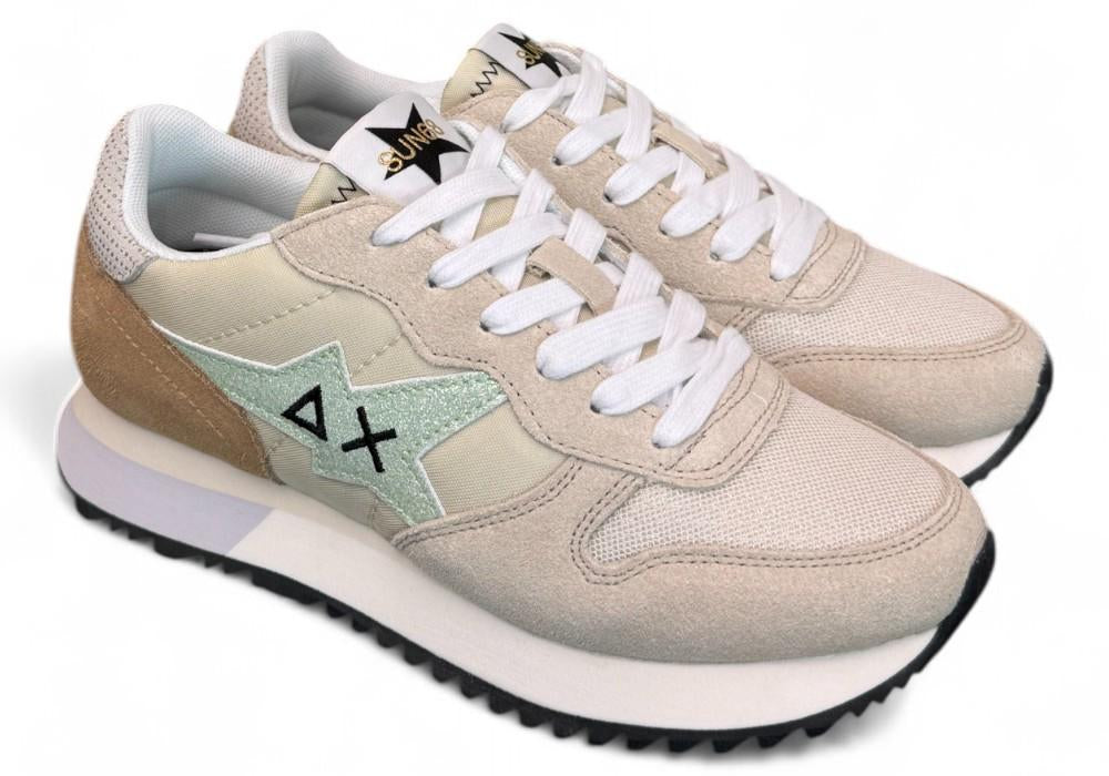Sneaker donna SUN 68 STARGIRL beige 