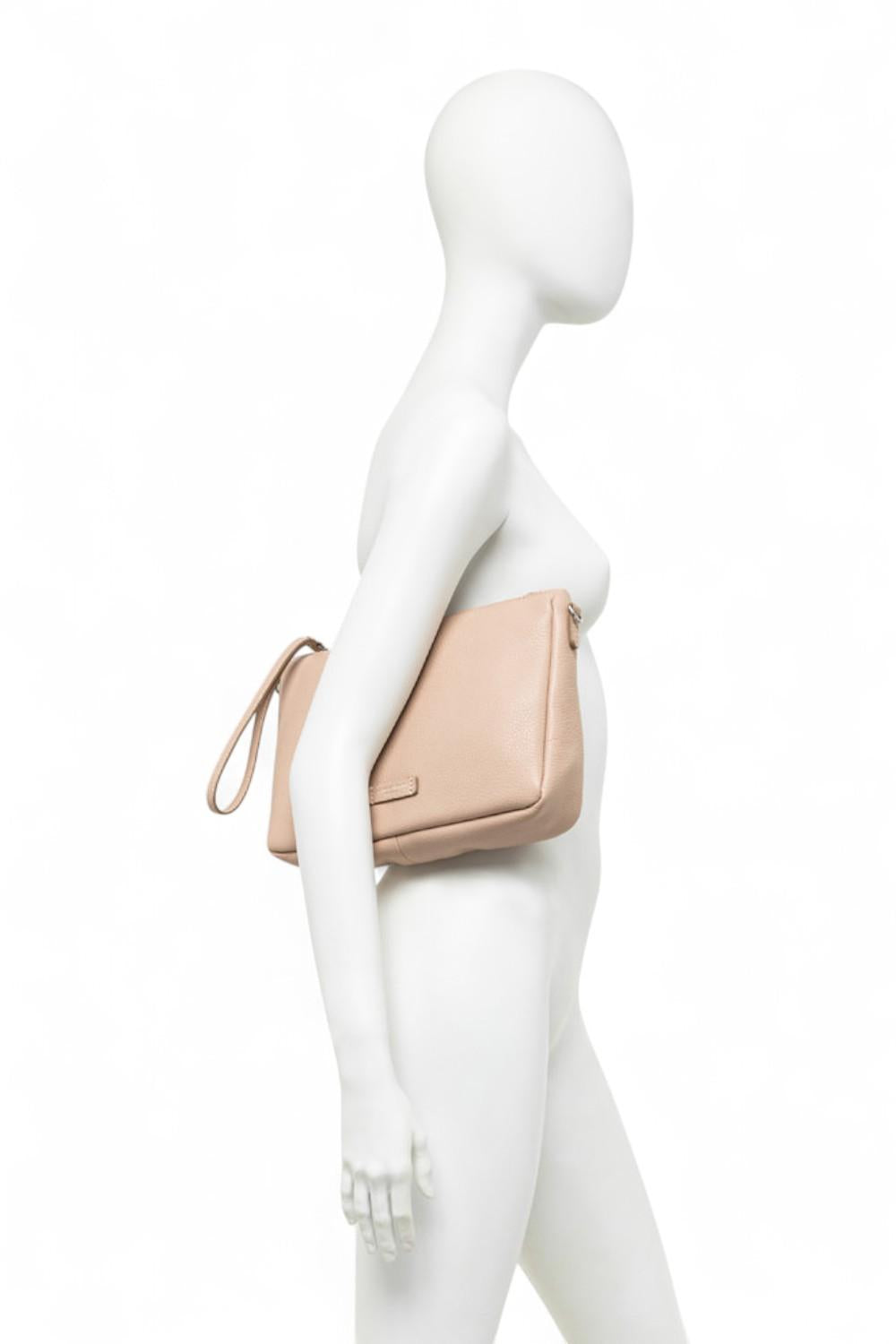 Pochette Nora pelle latte Gianni Chiarini<BR/> 