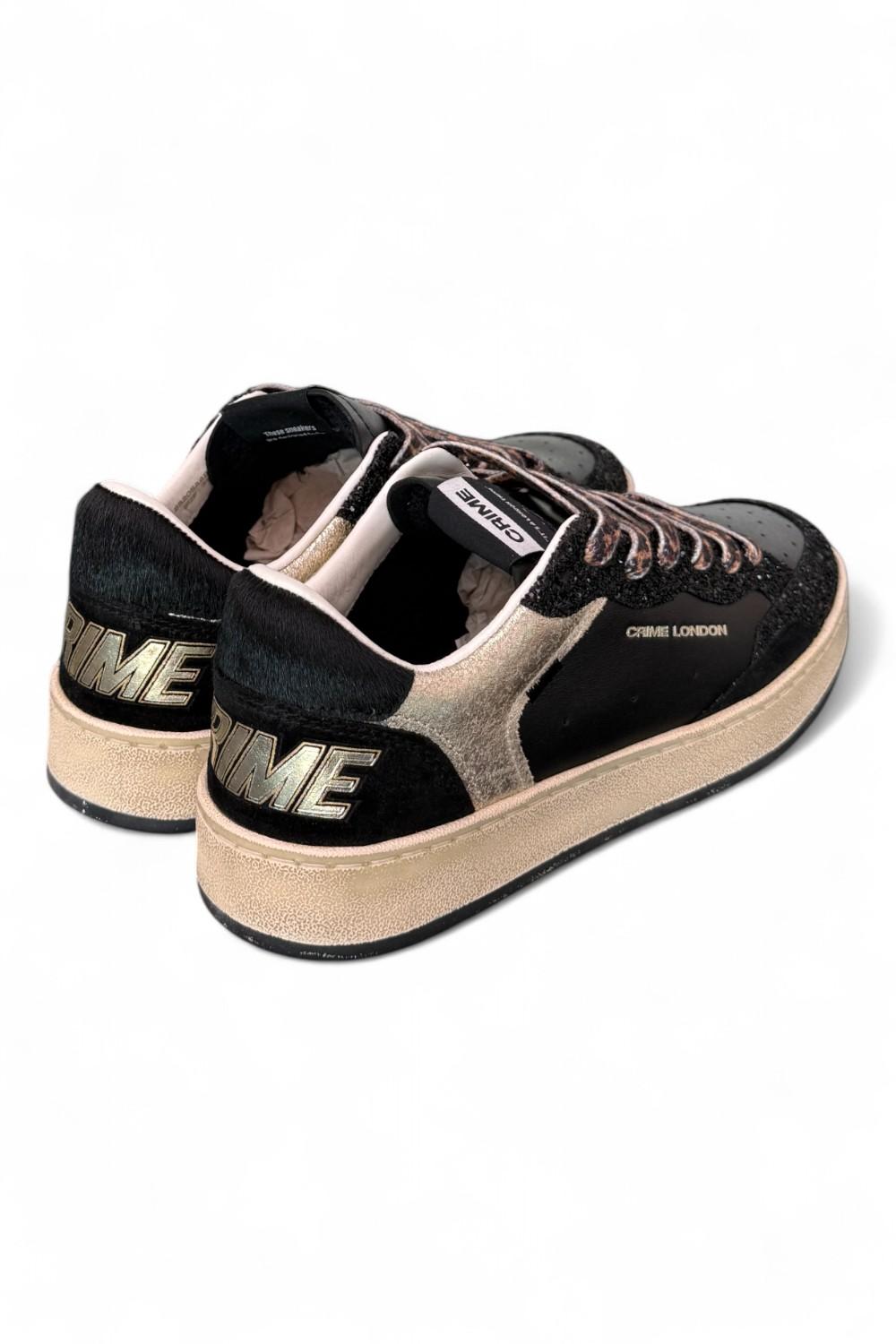 Sneaker donna Crime London Chelsea Gold Touch 