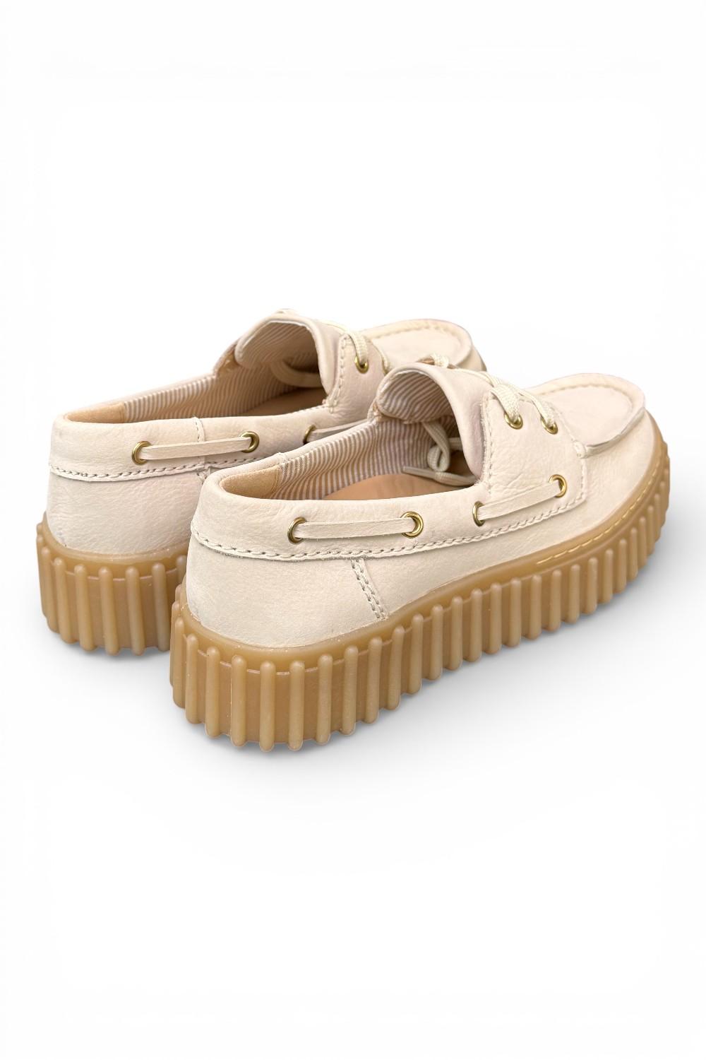 Barca Clarks Boat Cleyhill Torhill nabuk latte 
