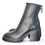 Stivaletto donna nero zip tacco 60 Target<BR/> 